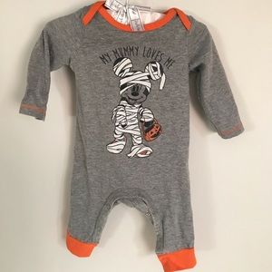 Disney Gray and Orange Mummy Mickey One Piece